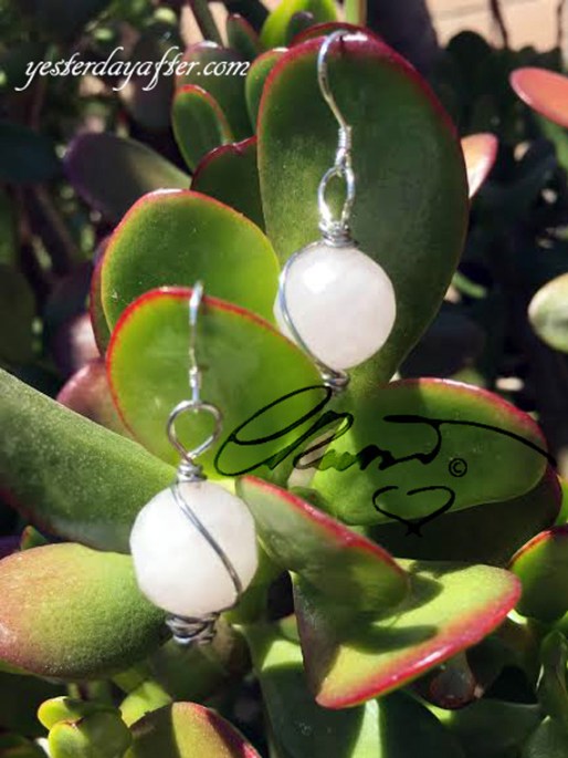 Rose Quartz_earrings