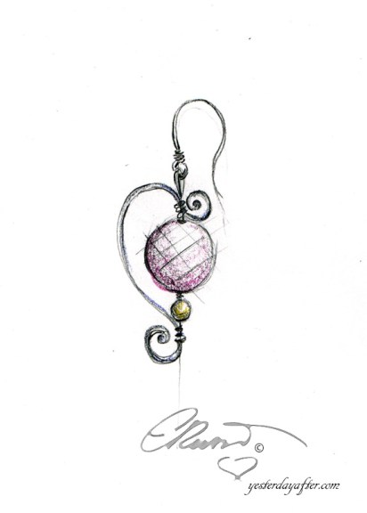 Rose Quartz mpearl earrings2_A