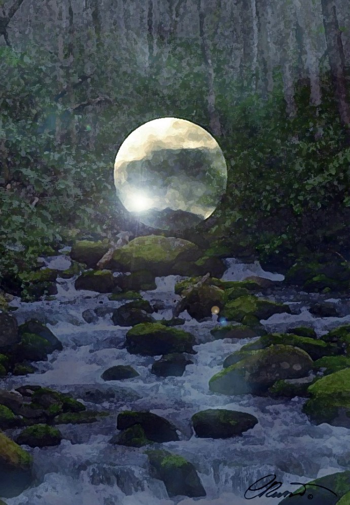 Moon on Water