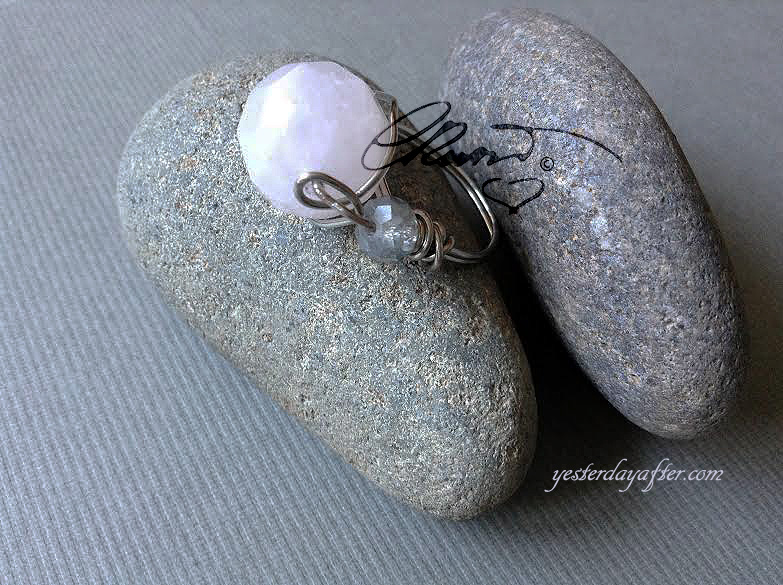 Rose Quartz Statement Dome Ring
