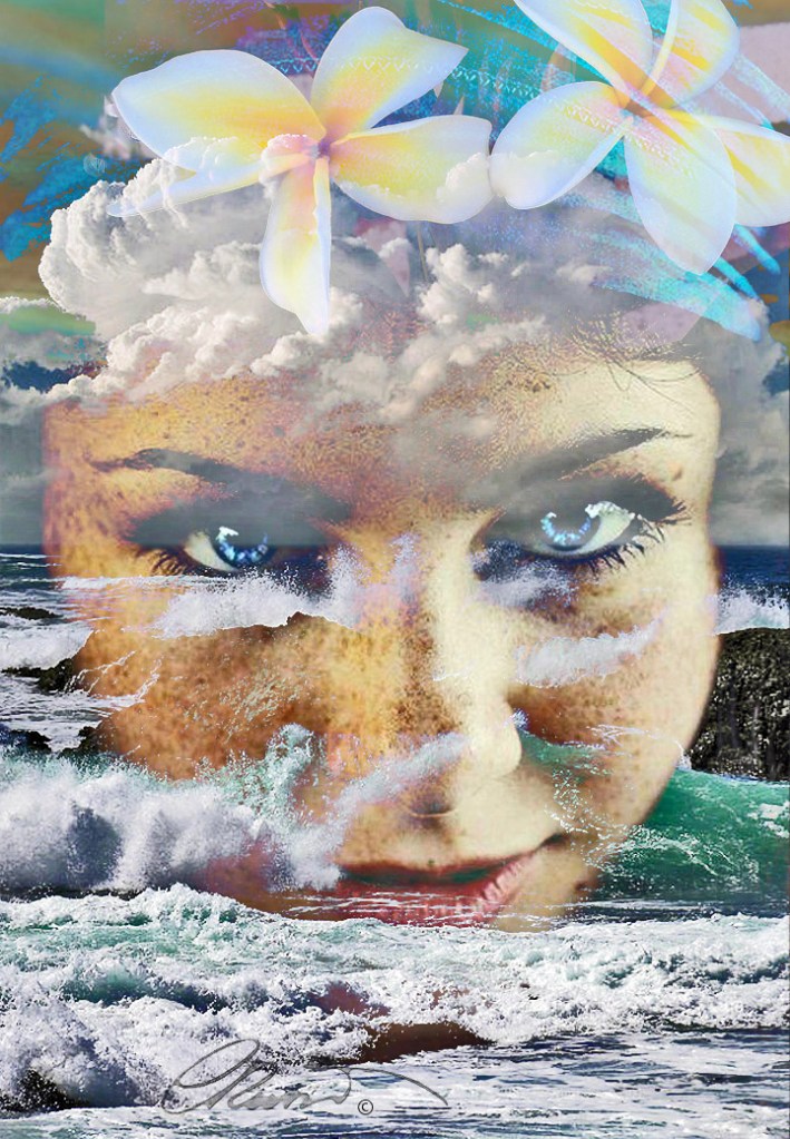 When Nature Meet Humans - Portrait #4 Blue Shadows