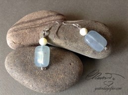 Blue Quartz Earrings
