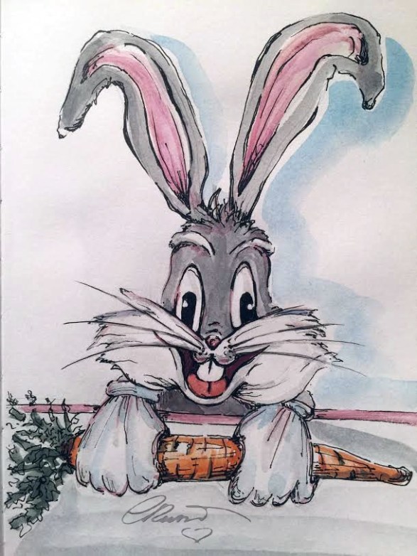 Bugs Bunny - Original Watercolor ©Carolina Russo