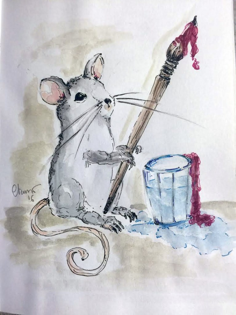 Day #13 - Mouse The Artist ©Carolina Russo