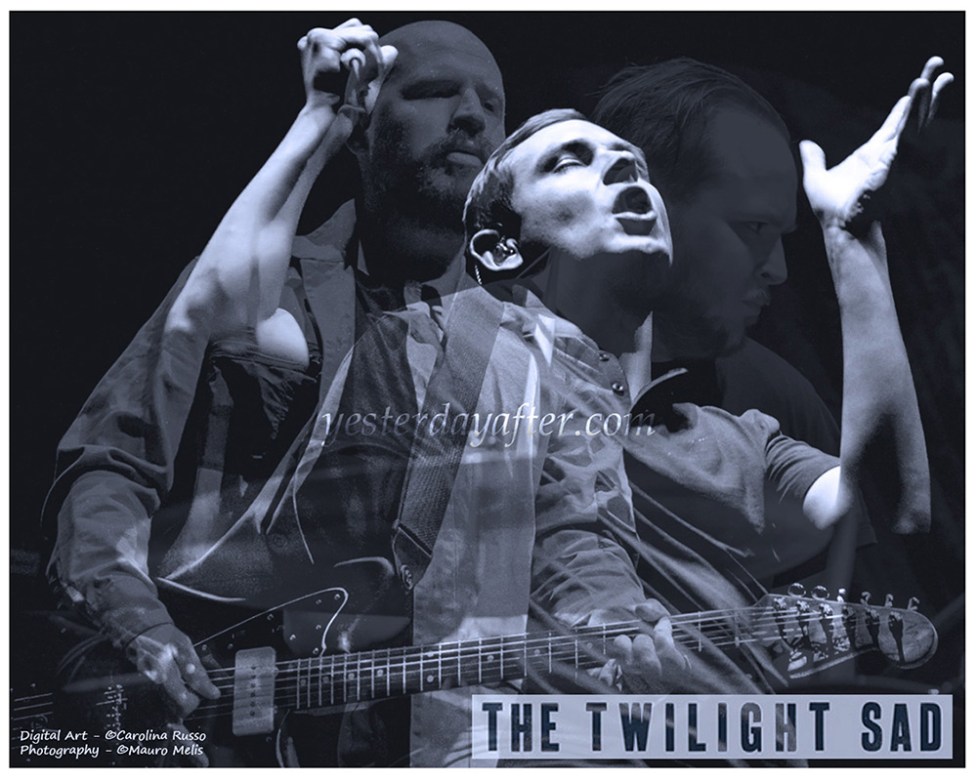 The Twilight Sad - Digital Portrait - MUSIC Collection - ©Carolina Russo - Photo Credits Mauro Melis