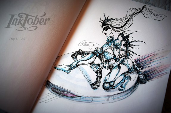 Day #1 FAST - InkTober 2016