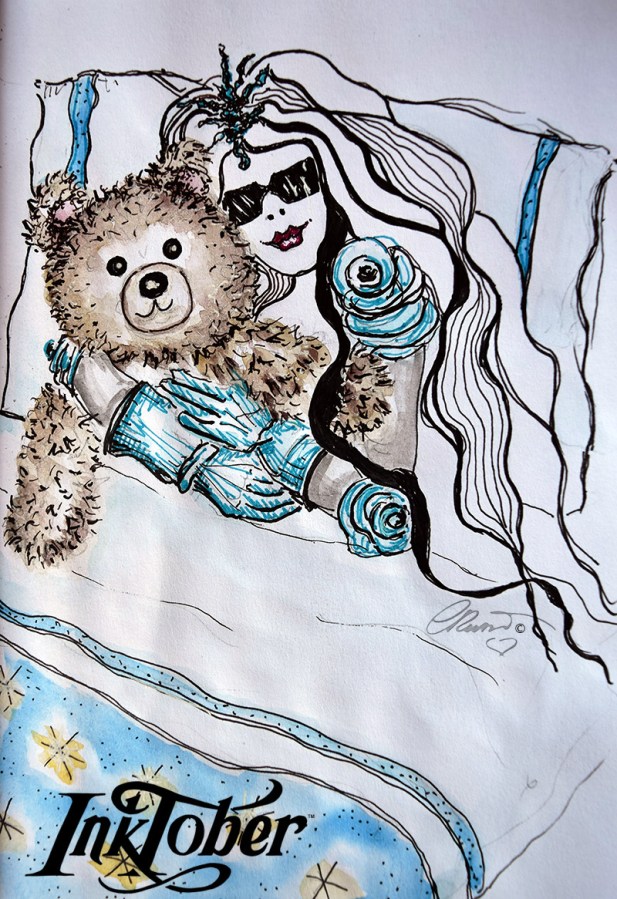 Day #20 - SQUEEZE - InkTober 2016 ©Carolina Russo