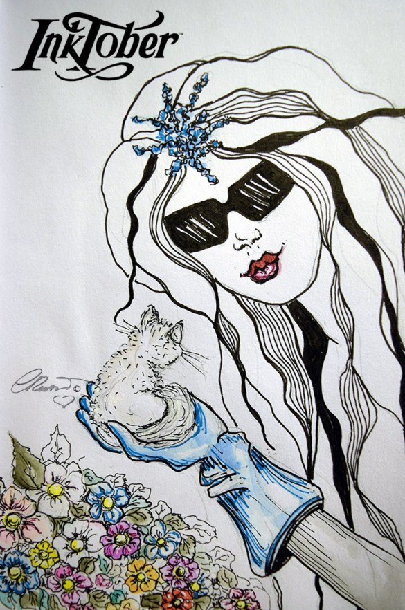 Day #22 - LITTLE - InkTober 2016  ©Carolina Russo