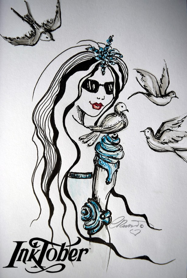 Day #29 SURPRISE - InkTober 2016  ©Carolina Russo