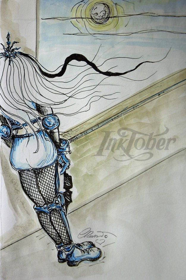 Day #5 - SAD InkTober 2016 ©Carolina Russo