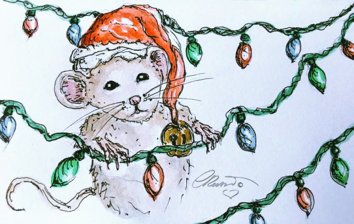 LIGHTS Day 13 - Original Watercolor ©Carolina Russo