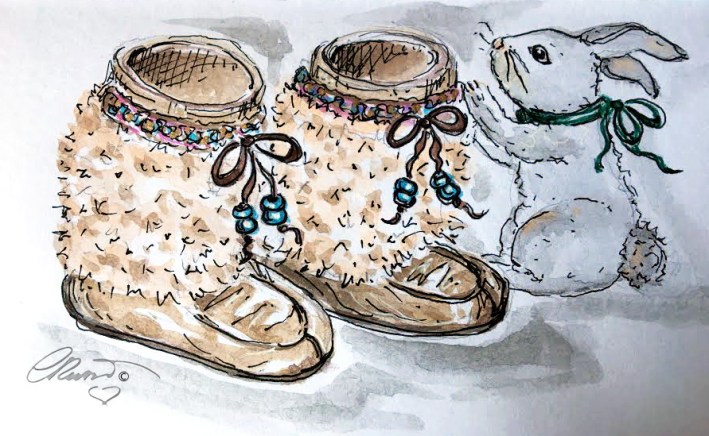 SLEEPERS Day 30 - Original Watercolor ©Carolina Russo