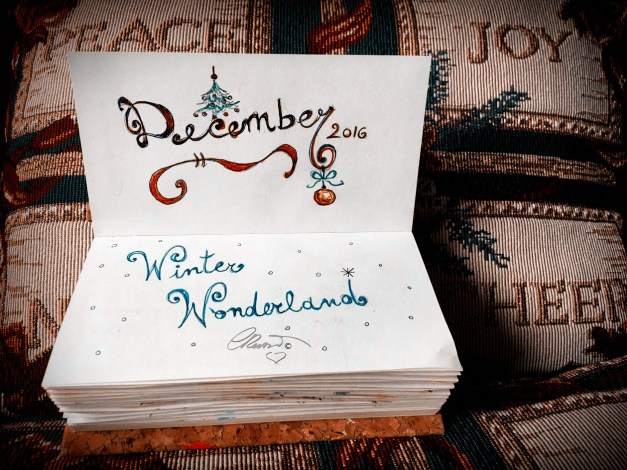 December Sketchbook -Winter Wonderland 2016 ©Carolina Russo