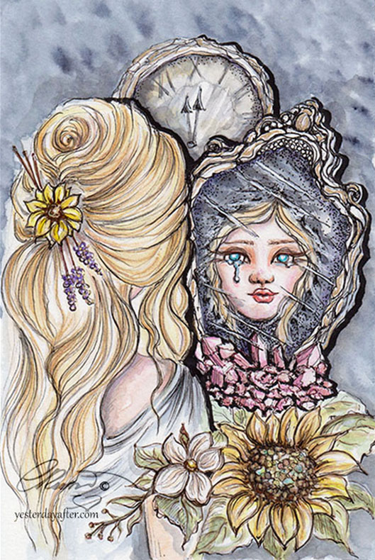 Esme And The Mirror ©Carolina Russo - Online Use