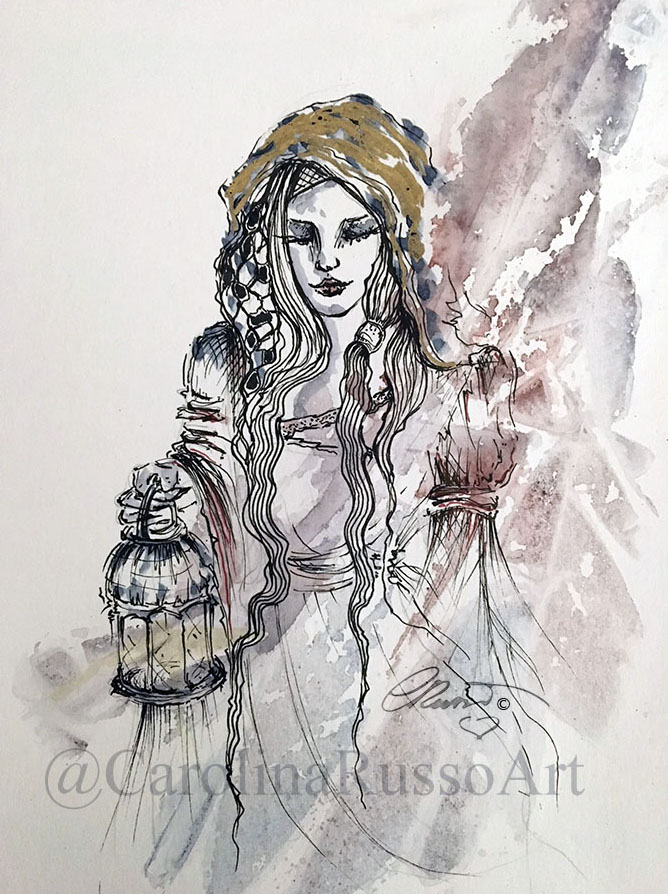 INKTOBER-MabsDrawlloweenClub 2018