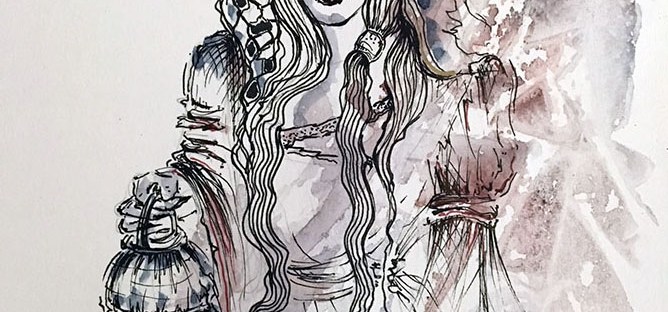 INKTOBER-MabsDrawlloweenClub 2018