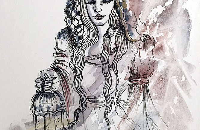 INKTOBER-MabsDrawlloweenClub 2018