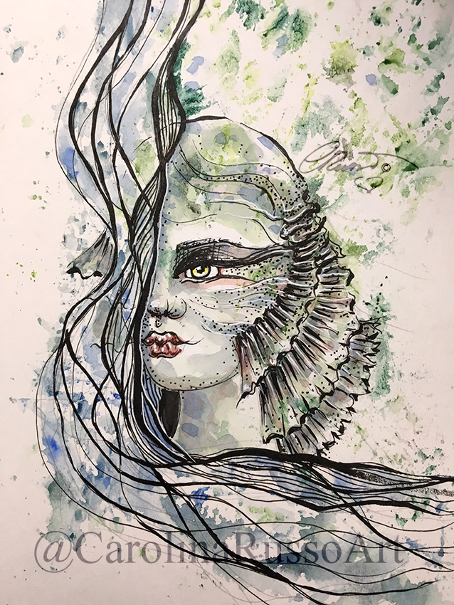 INKTOBER-MabsDrawlloweenClub 2018