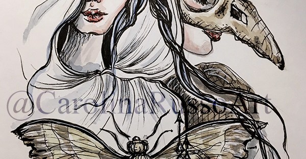 INKTOBER-MabsDrawlloweenClub 2018