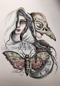 INKTOBER-MabsDrawlloweenClub 2018