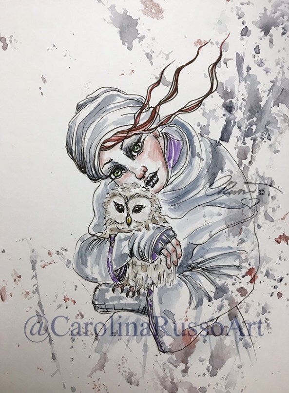 INKTOBER-MabsDrawlloweenClub 2018