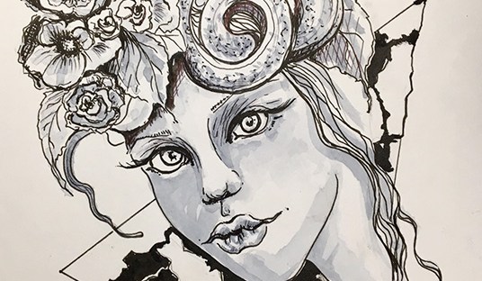 INKTOBER-MabsDrawlloweenClub 2018