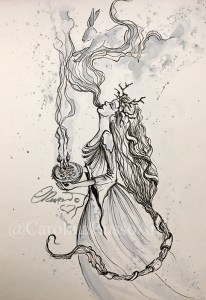 INKTOBER-MabsDrawlloweenClub 2018