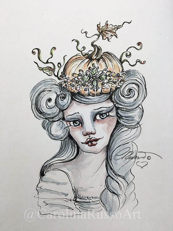 INKTOBER-MabsDrawlloweenClub 2018