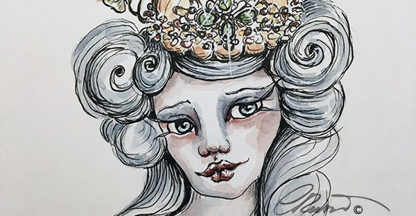 INKTOBER-MabsDrawlloweenClub 2018