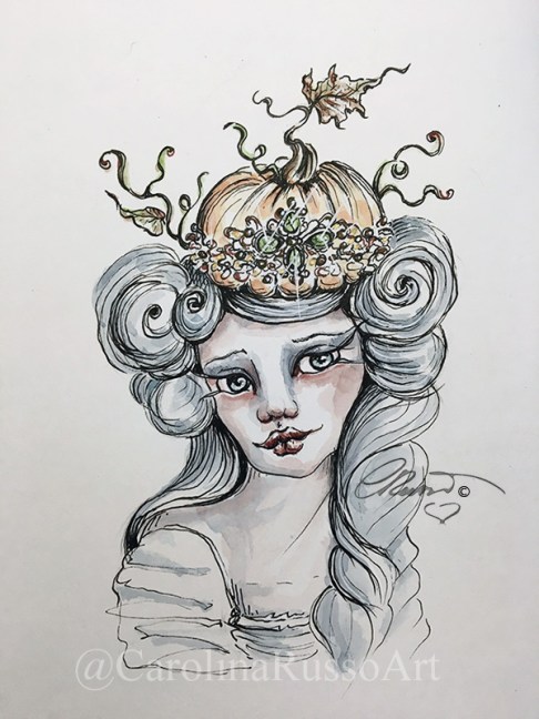 INKTOBER-MabsDrawlloweenClub 2018