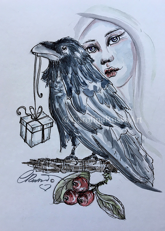 INKTOBER-MabsDrawlloweenClub 2018