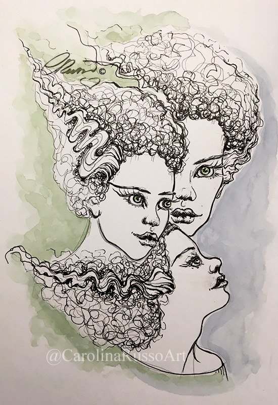 INKTOBER-MabsDrawlloweenClub 2018