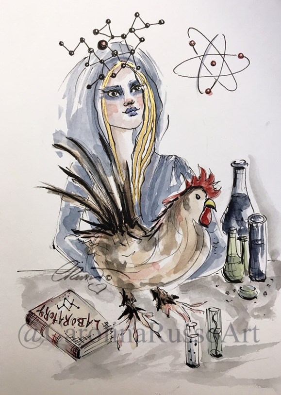 INKTOBER-MabsDrawlloweenClub 2018