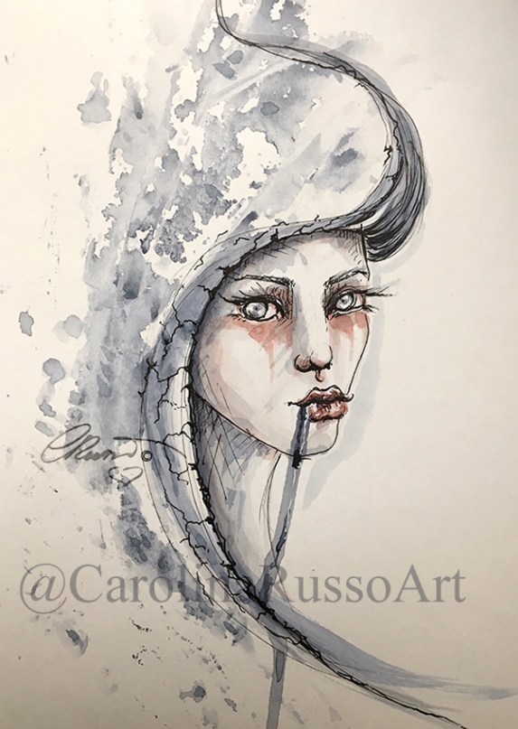 INKTOBER-MabsDrawlloweenClub 2018