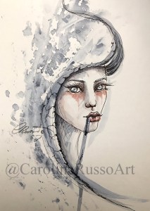 INKTOBER-MabsDrawlloweenClub 2018