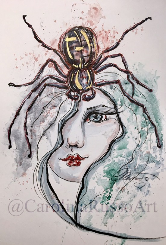 INKTOBER-MabsDrawlloweenClub 2018