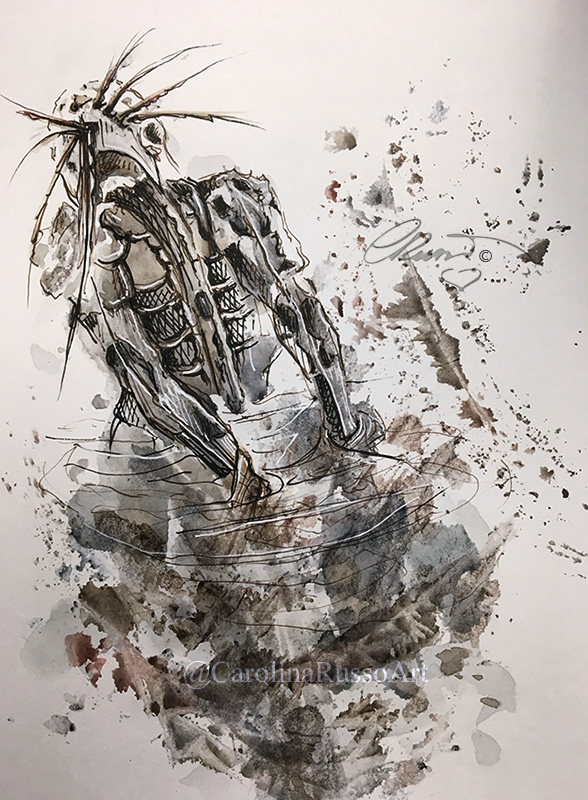 INKTOBER-MabsDrawlloweenClub 2018