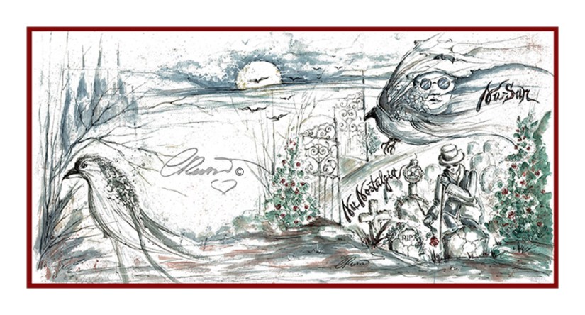 Nu-San ©CarolinaRusso A4 Prints red Frame