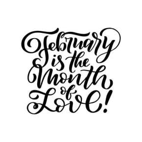 110354172-february-is-the-month-of-love-black-and-white-isolated-vector-illustration-lettering-about-february-